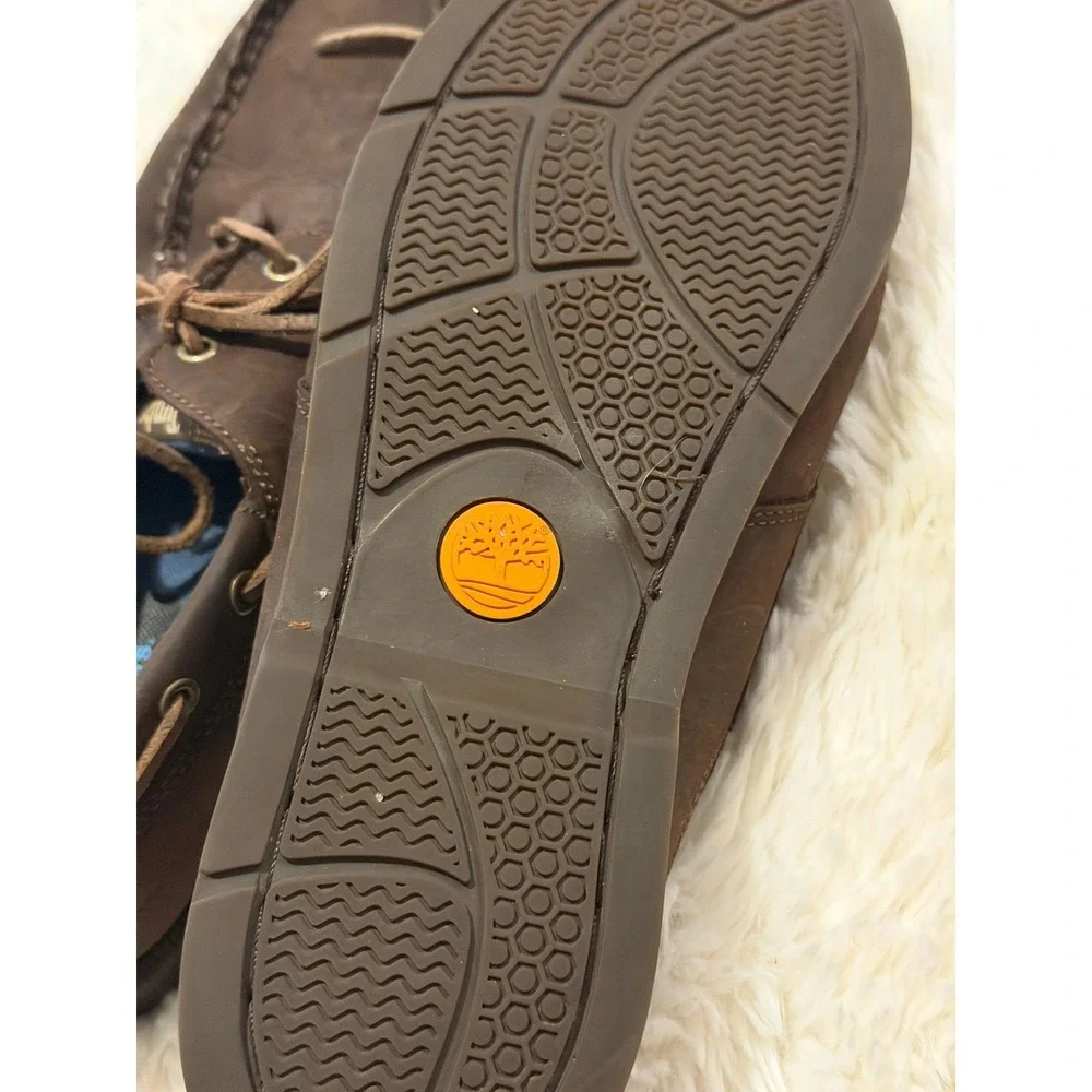 Timberland Earthkeepers Boat Shoes Mens 10 Brown Good Leather 5231R Loafers